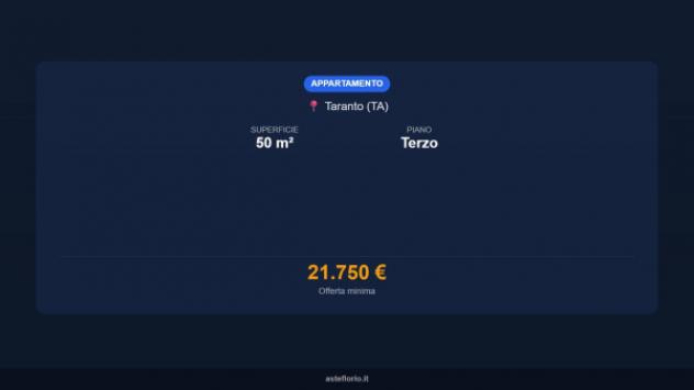 Immobile in asta di 50 m² in vendita a Taranto - Foto 14