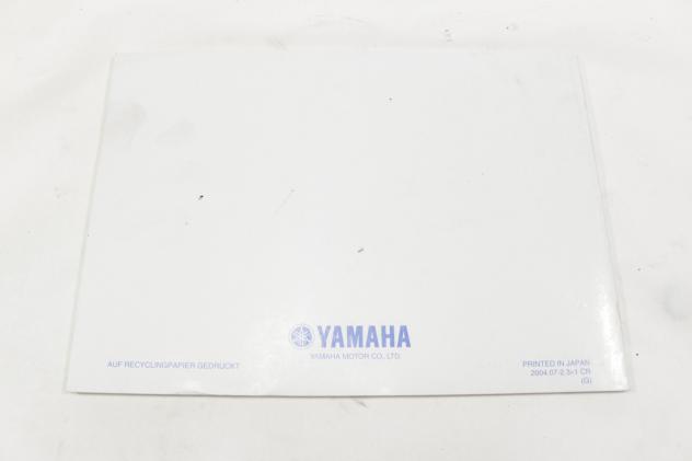 BEDIENUNGSANLEITUNG YAMAHA FZ6 FAZER 2004 - 2007 5VX28199G2 GERMAN OWNER'S MANUAL - Foto 2