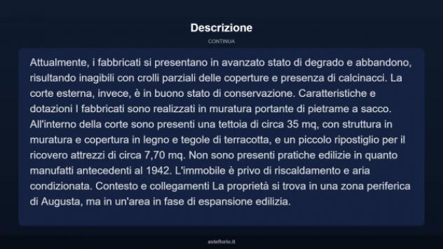 Immobile in asta di 162 m² con più di 5 locali in vendita a Augusta - Foto 5
