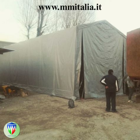 Tendostrutture Tendoni Uso Provvisorie e temporanee 8,0 x 12,0 x 3,0 pvc 720 - Foto 7