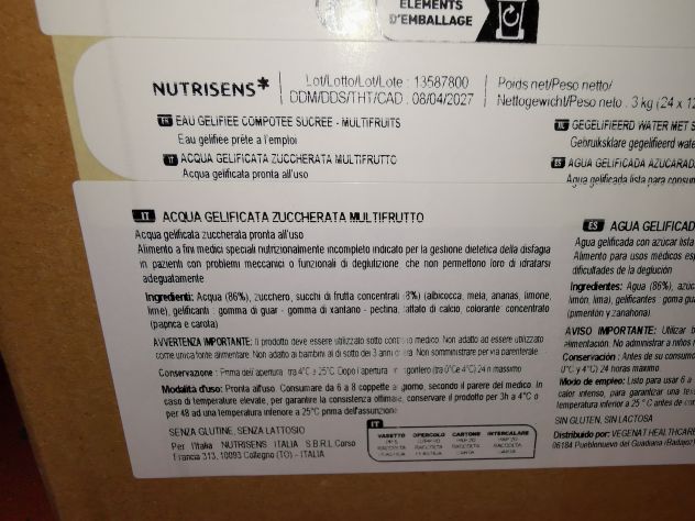 Acquagel (acqua gelificata) pronta e addensante istantaneo, per disfagia - Foto 8