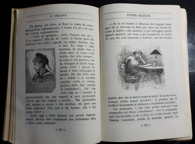 STORIE ALLEGRE, C. COLLODI, CASA EDITRICE MARZOCCO - FIRENZE 1945. - Foto 6
