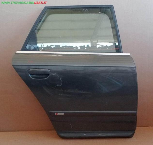 PORTA POST.D. GRIGIO MEDIO MET. SW C/ALZ.E SERR. 8E0833052J Carrozzeria  Lamierati esterni  Porte  Porta post. dx. AUDI - A4 - 01-11-2004 - 01-10-2007