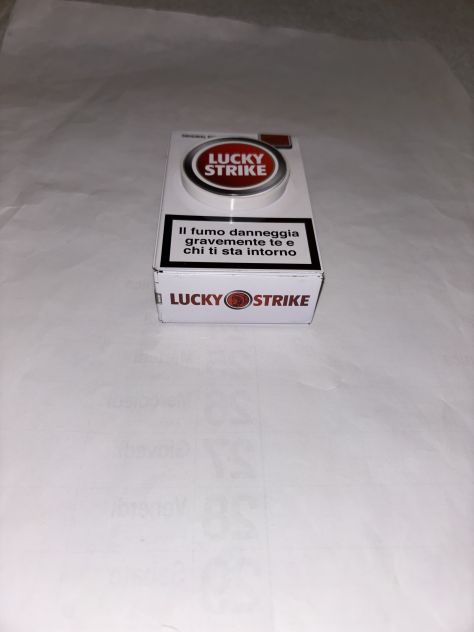 PORTA SIGARETTE IN OTTIME CONDIZIONI EDIZIONE LIMITATA IN METALLO”LUCKY STRIK - Foto 4