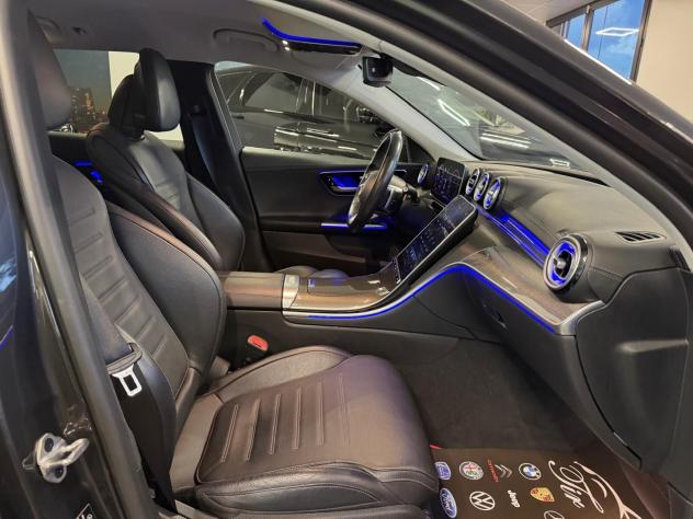 MERCEDES CLASSE C220 S.W. PREMIUM AMG 2.0 MHEV 200CV PELLE NAVI CAM ANNO 2022 - Foto 8