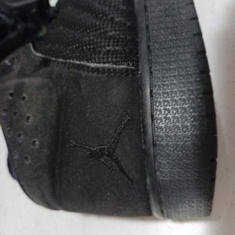 Scarpe Nike Air Jordan 1 Flight 4 all Black misura 38 - Foto 5