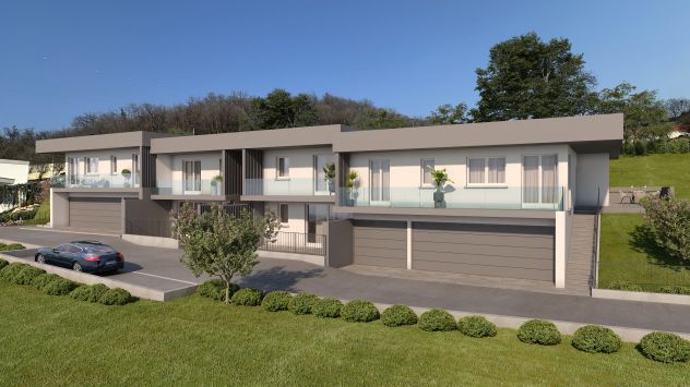Nembro collinare trilocale doppi servizi Nuovo classe A4 - Foto 3