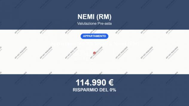 Immobile in asta di 68 m² in vendita a Nemi