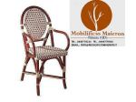 Poltrone In Bamboo cod 8139/x Con Braccioli Per Arredo Esterno Ristorante Bar