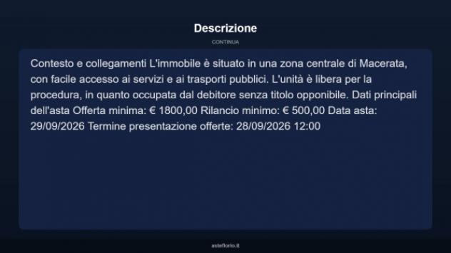 Immobile in asta di 20 m² in vendita a Macerata - Foto 10