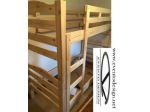 letto a castello in pino grezzo euro 589