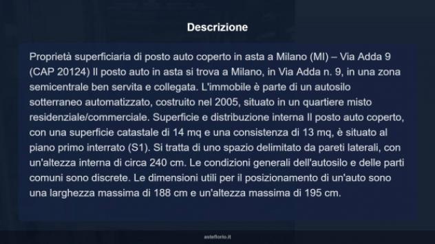 Immobile in asta di 13 m² in vendita a Milano - Foto 10