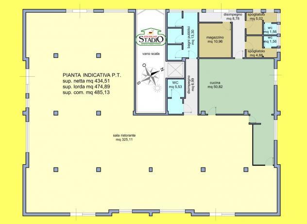 Locale comm.le/Fondo in vendita a Sant'Antonio - Carrara 435 mq Rif: 912906