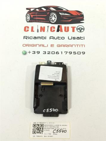 LETTORE NAVIGATORE AUTORADIO MERCEDES Classe B W246 2° Serie A1728100011 651901 (12)