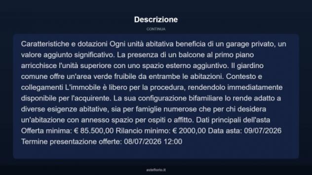 Immobile in asta di 245 m² con più di 5 locali e box auto in vendita a Canaro - Foto 4