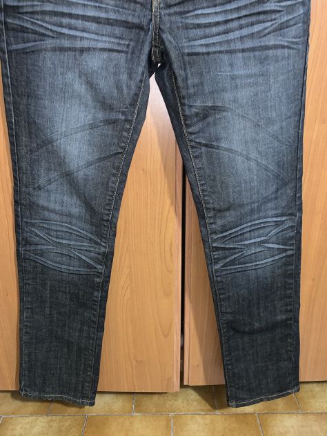 JEANS PARI A NUOVI MA VINTAGE,DA DONNA,A VITA BASSA,LEGGERMENTE ELASTICIZZATI,CO - Foto 6