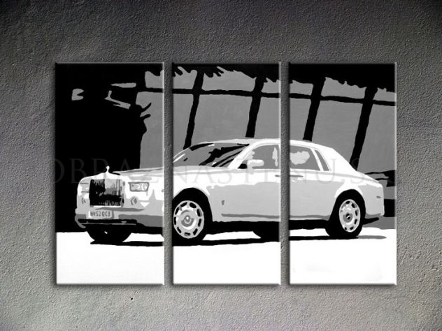 Quadro Bentley Dipinto moderno pop art - Foto 2