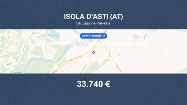 Immobile in asta di 70 m², box auto in vendita a Isola d'Asti