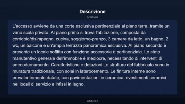 Immobile in asta di 183 m² con più di 5 locali in vendita a Perugia - Foto 16