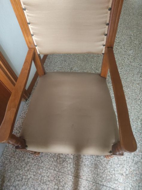 Coppia di poltroncine vintage in legno