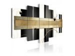 Quadro Con La Striscia Marrone 100x50 E 200x100 ARREDALACASA