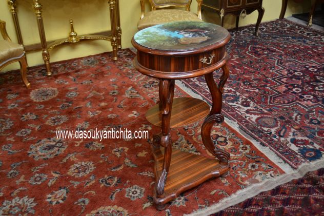 Tavolino- etagère a 3 piani con cassetti - Foto 5
