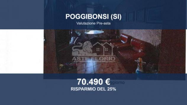 Immobile in asta di 97 m² con più di 5 locali in vendita a Poggibonsi