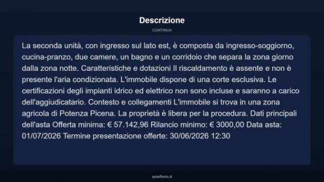 Immobile in asta di 154 m² in vendita a Potenza Picena - Foto 8