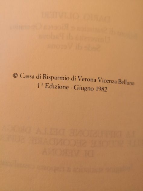 Libro "La diffusione della droga nelle scuole... di Dario Olivieri del 1982 - Foto 3