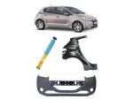 Peugeot 208 paraurti parafango fanale ossatura kit airbag 2012>15