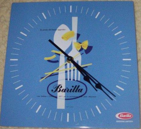 orologio da parete "PASTA BARILLA", originale Barilla - Foto 3