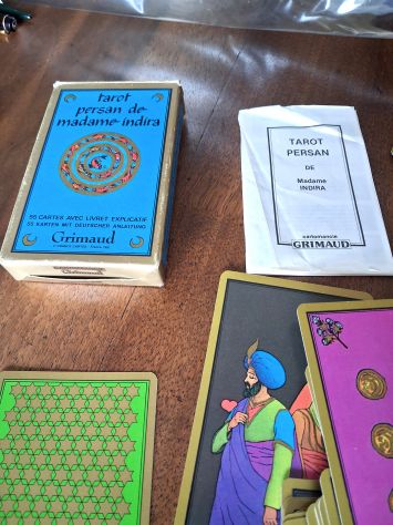 Persian Tarot by Madame Indira Grimaud 1981 mazzo di tarot composto da 55 carte - Foto 3