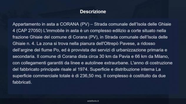 Immobile in asta di 236 m² con più di 5 locali e box auto in vendita a Corana - Foto 15