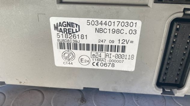 Body computer Fiat Bravo 1.4 del 2010 (51826181) - Foto 3