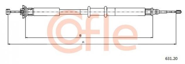 COFLE Cavo Freno stazionamento 631.20