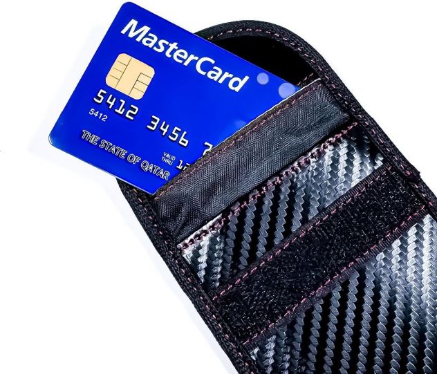 Custodia schermata RFID carte credito bancomat passaporto chiavi auto antifurto - Foto 4