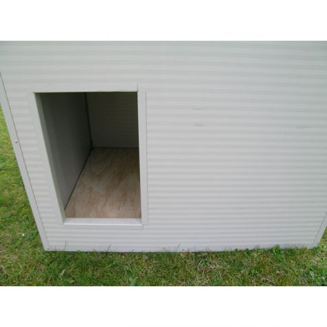 Cuccia per cani Ferranti, grande da esterno, coibentata, 119 x 101 x 98h cm - Foto 3