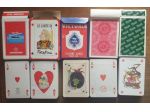 Lotto 5 mazzi di carte poker da collezione Forattini Victoria/Le Ore Diadora ecc