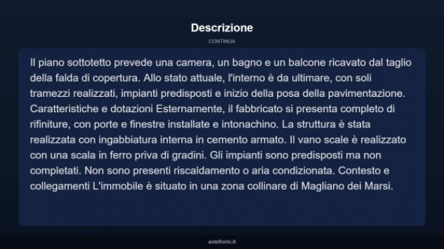 Immobile in asta di 462 m² in vendita a Magliano de' Marsi - Foto 5