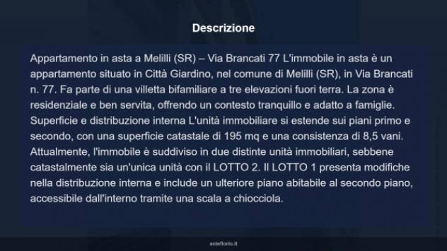 Immobile in asta di 127 m² con più di 5 locali in vendita a Melilli - Foto 16