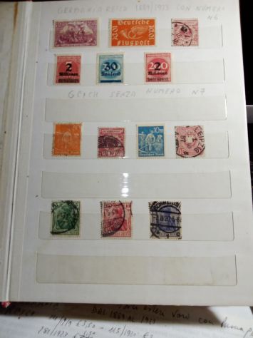 1889/1923 GERMANIA REICH N 13 FRANCOBOLLI