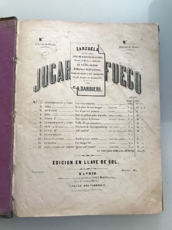 Vecchio libro di musica - Foto 2
