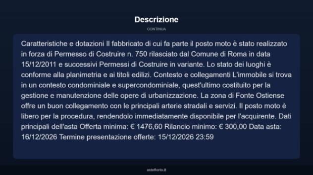 Immobile in asta di 3 m² in vendita a Roma - Foto 4