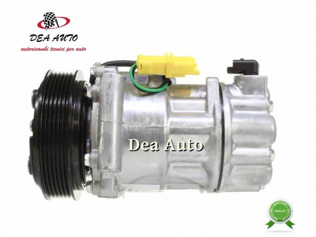 compressore aria condizionata citroen c3 c5 c4 picasso sd6c12 6453qj 9651910980 - Foto 2