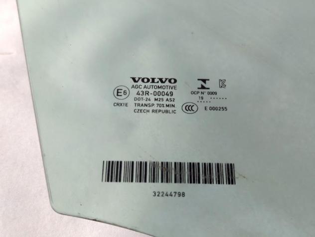 32244798 VETRO SCENDENTE PORTA ANTERIORE DESTRA VOLVO XC40 2.0 D 4X4 110KW AUT 5P (2019) RICAMBIO USATO - Foto 6