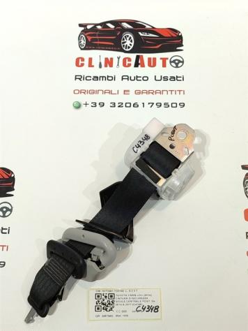 CINTURA DI SICUREZZA POSTERIORE CENTRALE TOYOTA Yaris Serie H073901 7G5190 1KR (1416)