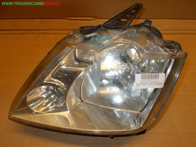 PROIETTORE S. RENAULT MODUS (J77) Parti elettriche Fanaleria Proiettori Proiettore ant. RENAULT - MODUS - 01-10-2004 - 01-02-2008