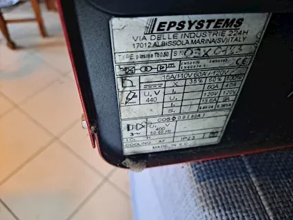 Plasma Taglio Lamiere Marca EP Systems Srl. Modello T 60 - 60 - Foto 6