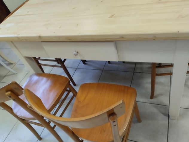 TAVOLO VINTAGE RESTAURATO COD. 20988 - Foto 5