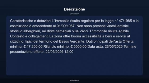 Immobile in asta di 100 m² in vendita a Invorio - Foto 6
